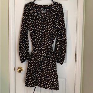 Black and gold dress from Mudpie